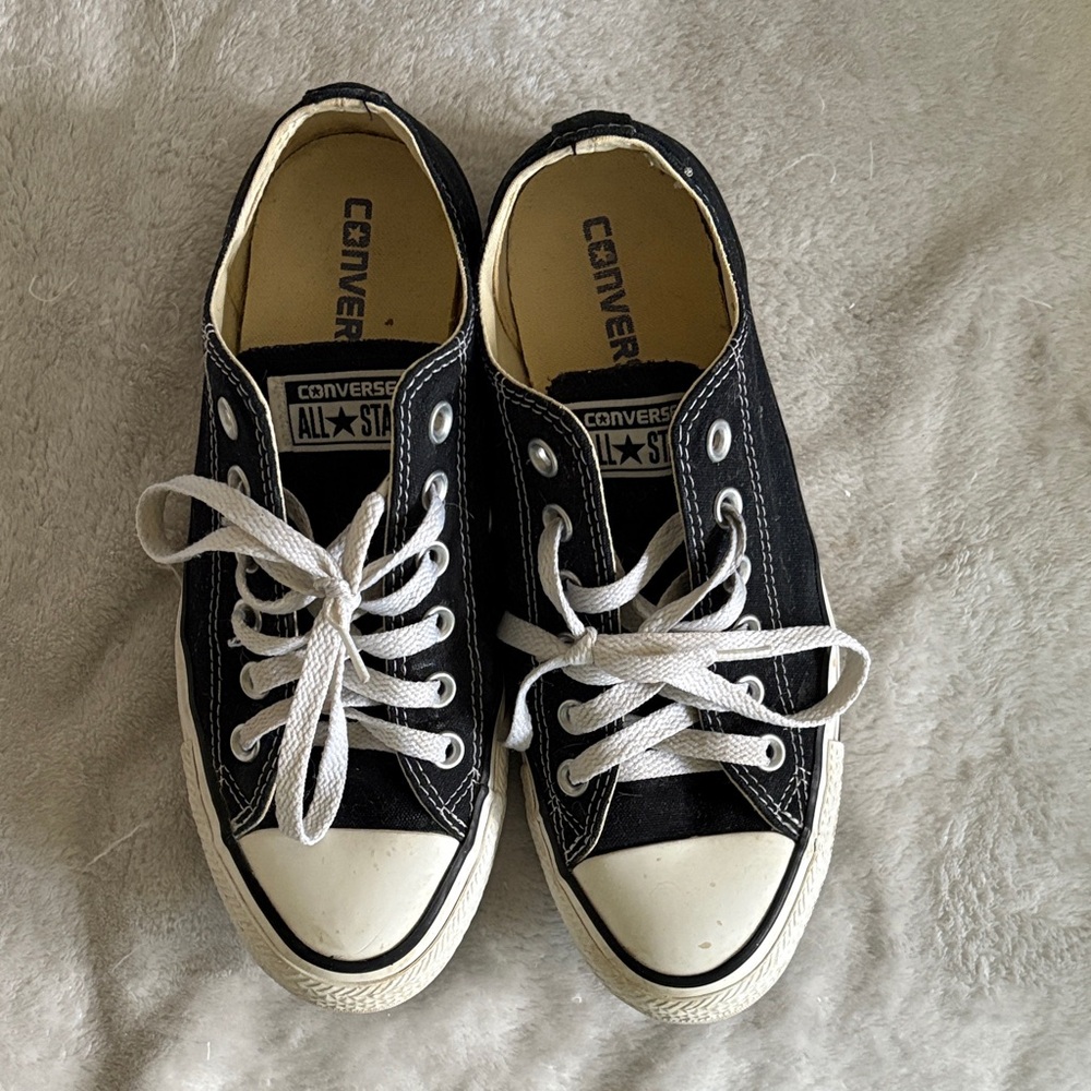 Converse All Star Black Canvas Shoes